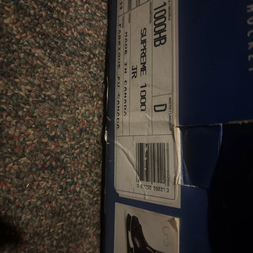 Bauer Black and Silver Hockey Skates - Picture 8 of 11